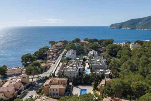 View over the complex 
