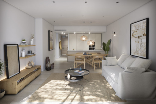  Living and dining area