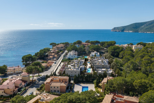 View over the complex 