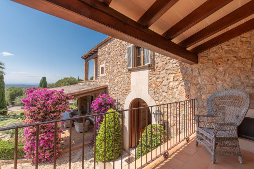 Romantic terrace