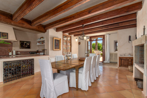 Elegante dining area