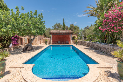Beautiful pool area