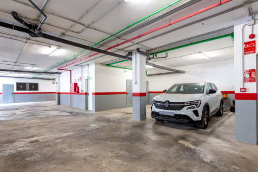 Underground parking space