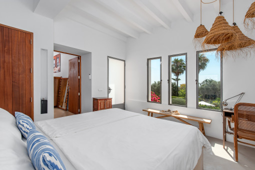 One of 6 bedrooms