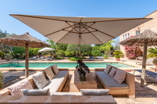 Cozy chillout area