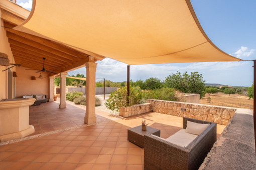 Covered terrace