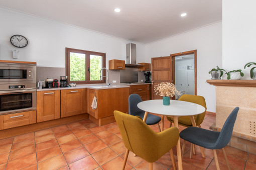 Kitchen with dining area