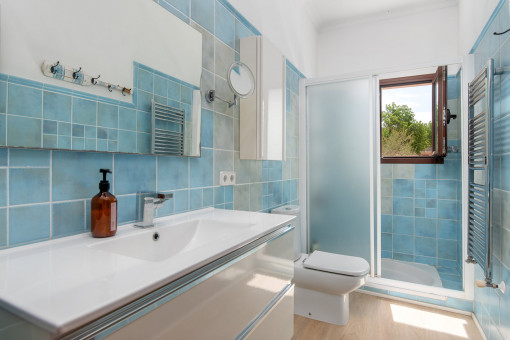 One of 2 bathrooms