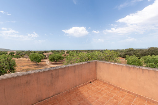 Terrace with far reaching views