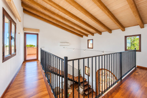 Stairwell with access to the terrace
