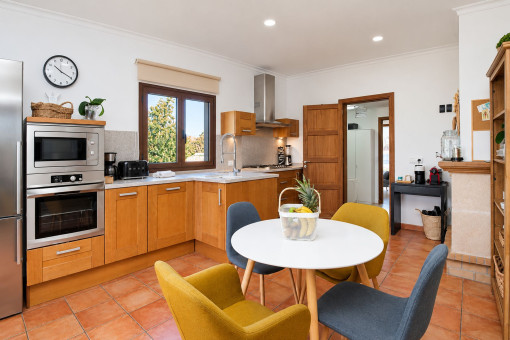 Kitchen with dining area
