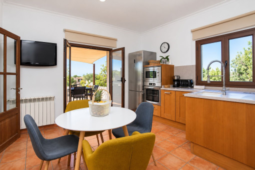 Kitchen with dining area