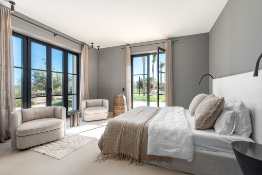 One of 5 bedrooms