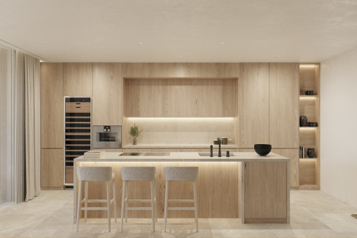 Elegant designer kitchen with Bosch appliances