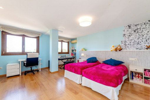 One of 5 bedrooms