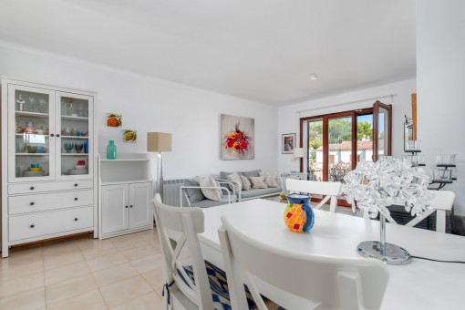 Living and dining area