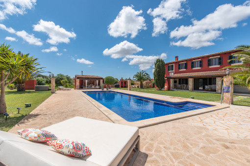 Sun terrace at the pool