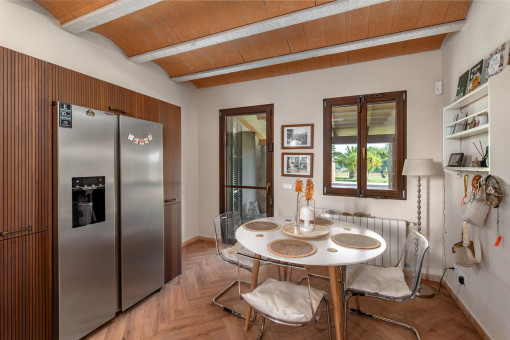 Kitchen with dining area