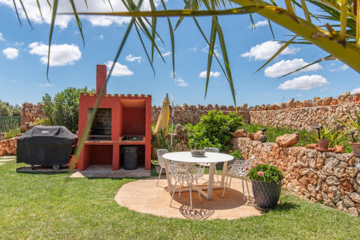 Inviting Barbecue area
