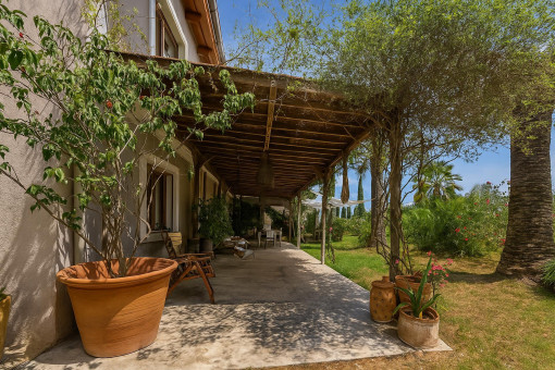 Entrance to the main house via the veranda