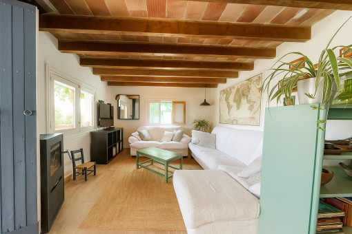 Living area of the main house