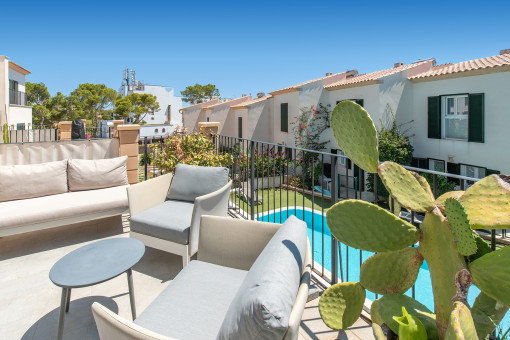Terrace with chill out area
