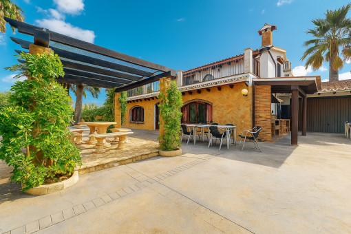 Exterior view and terraces