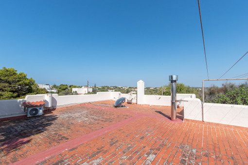 Rooftop terrace with sea view