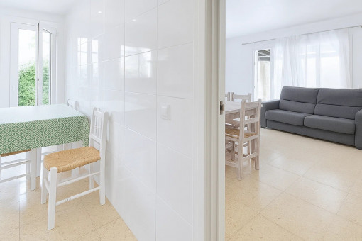 Kitchen and living-dining area