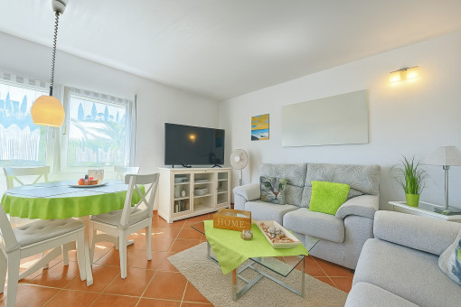 Living and dining area