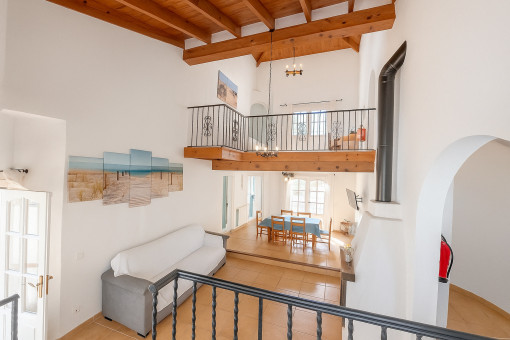 Living area seen from entrance