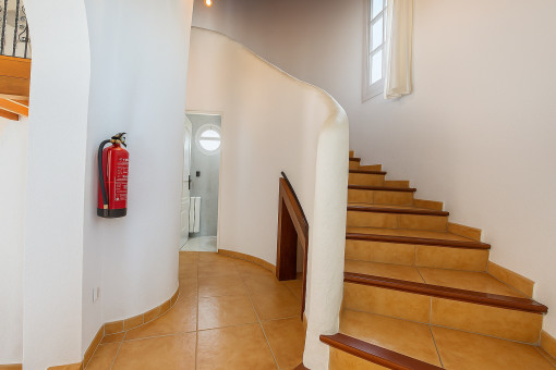 Staircase to upper floor