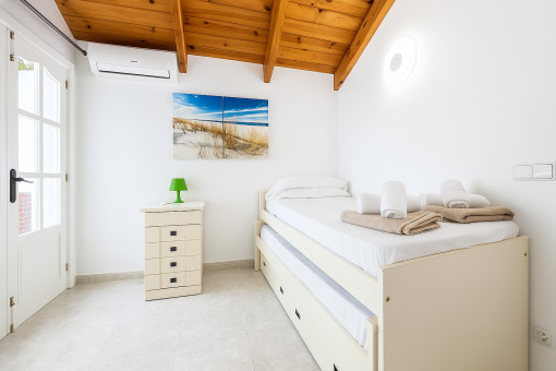 First upstairs bedroom of two