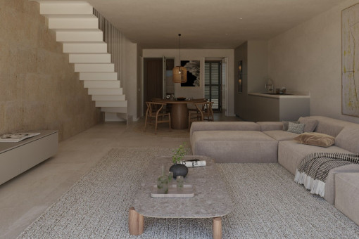 Open kitchen concept