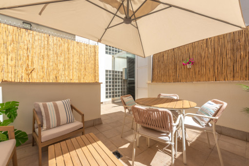 Private sun terrace