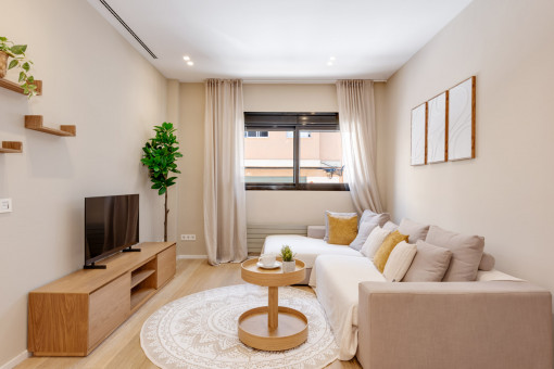 Bright, inviting living room