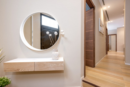 Welcoming entrance area