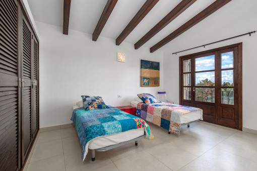 One of 5 bedrooms