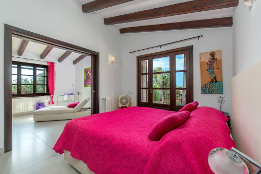 Spacious master bedroom