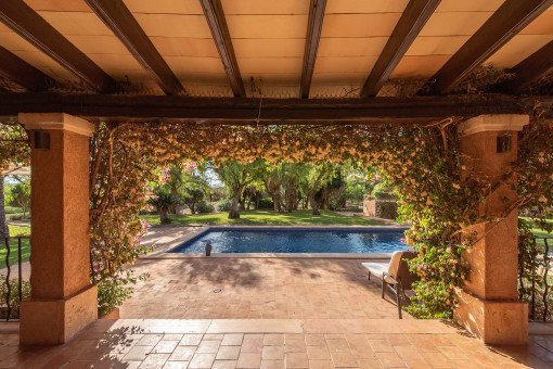 Covered terrace