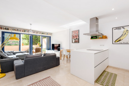 Kitchen-living area