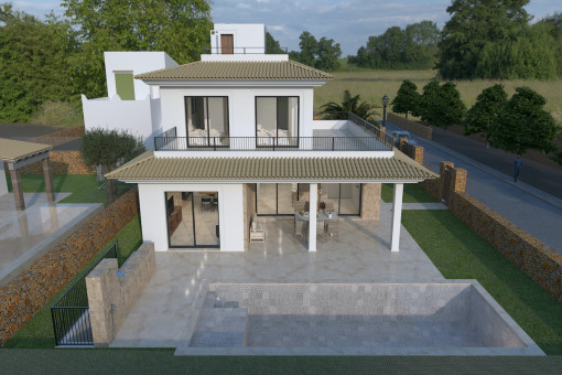 Villa with rooftop terrace