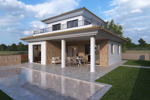 Villa with pool and garden