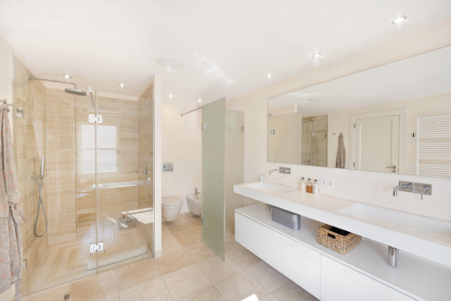 Bathroom with natural stone