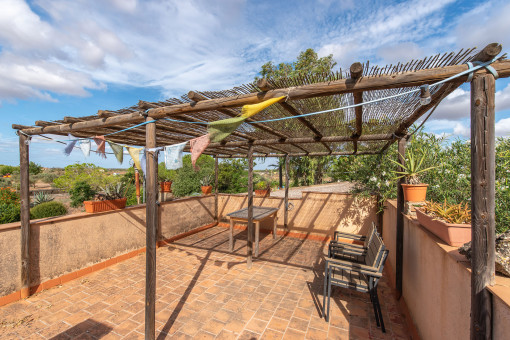Terrace with far reaching views