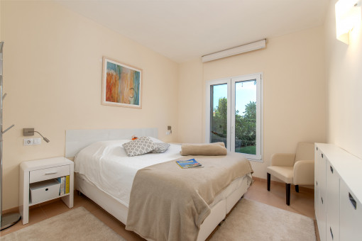 One of 2 bedrooms