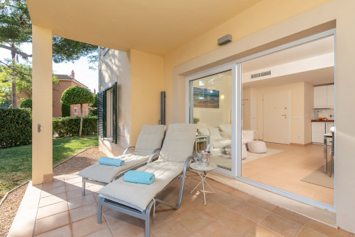 Covered terrace