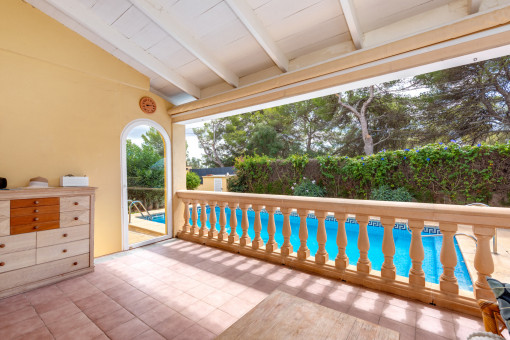 Covered terrace