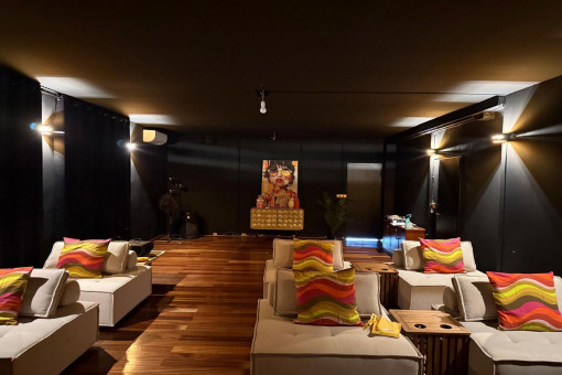 Private home cinema offering maximum comfort and a true cinema experience