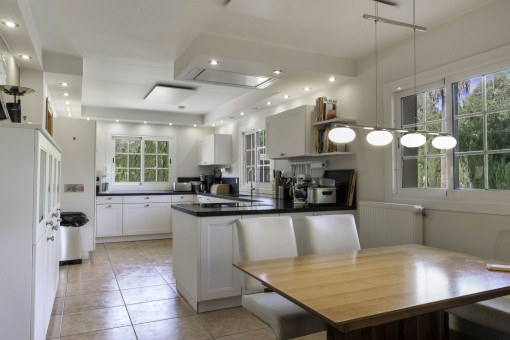 Kitchen with dining place